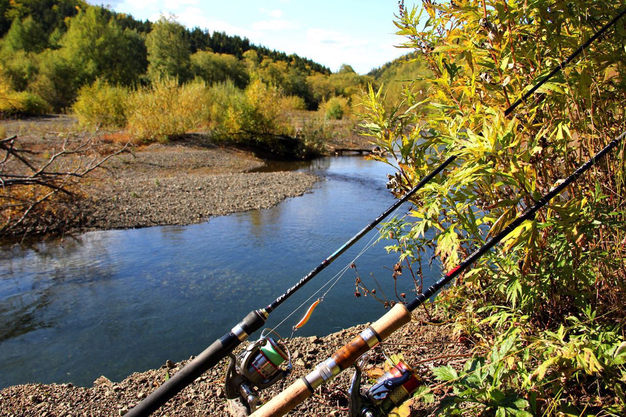 Река рыбалка Сахалин